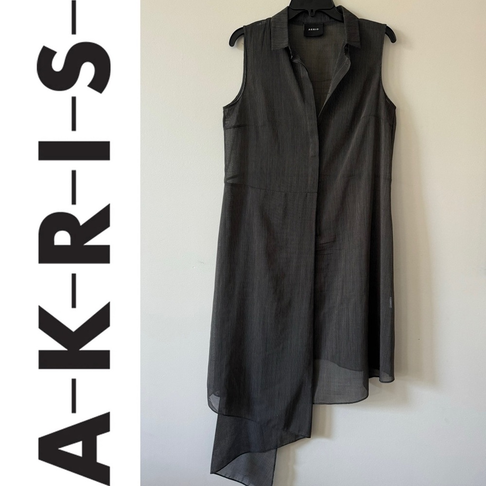 AKRIS asymmetrical dress size 10